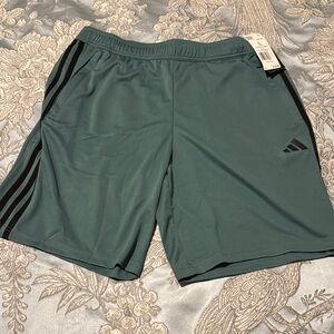 adidas Men's Green Athletic Shorts